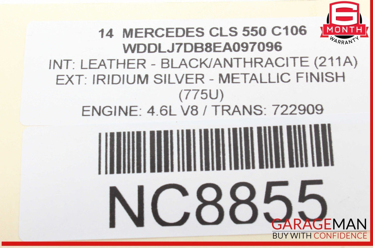 12-18 Mercedes W218 CLS550 E350 Sedan Sunroof Sun Roof Motor 2188200142 OEM
