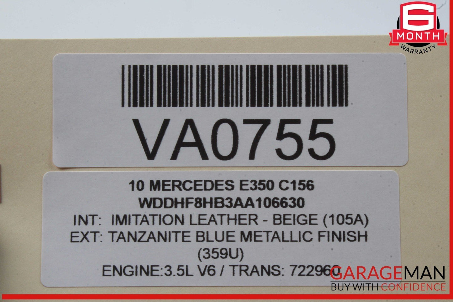 08-16 Mercedes W212 E350 GLK350 Front Right Side Window Regulator Motor OEM