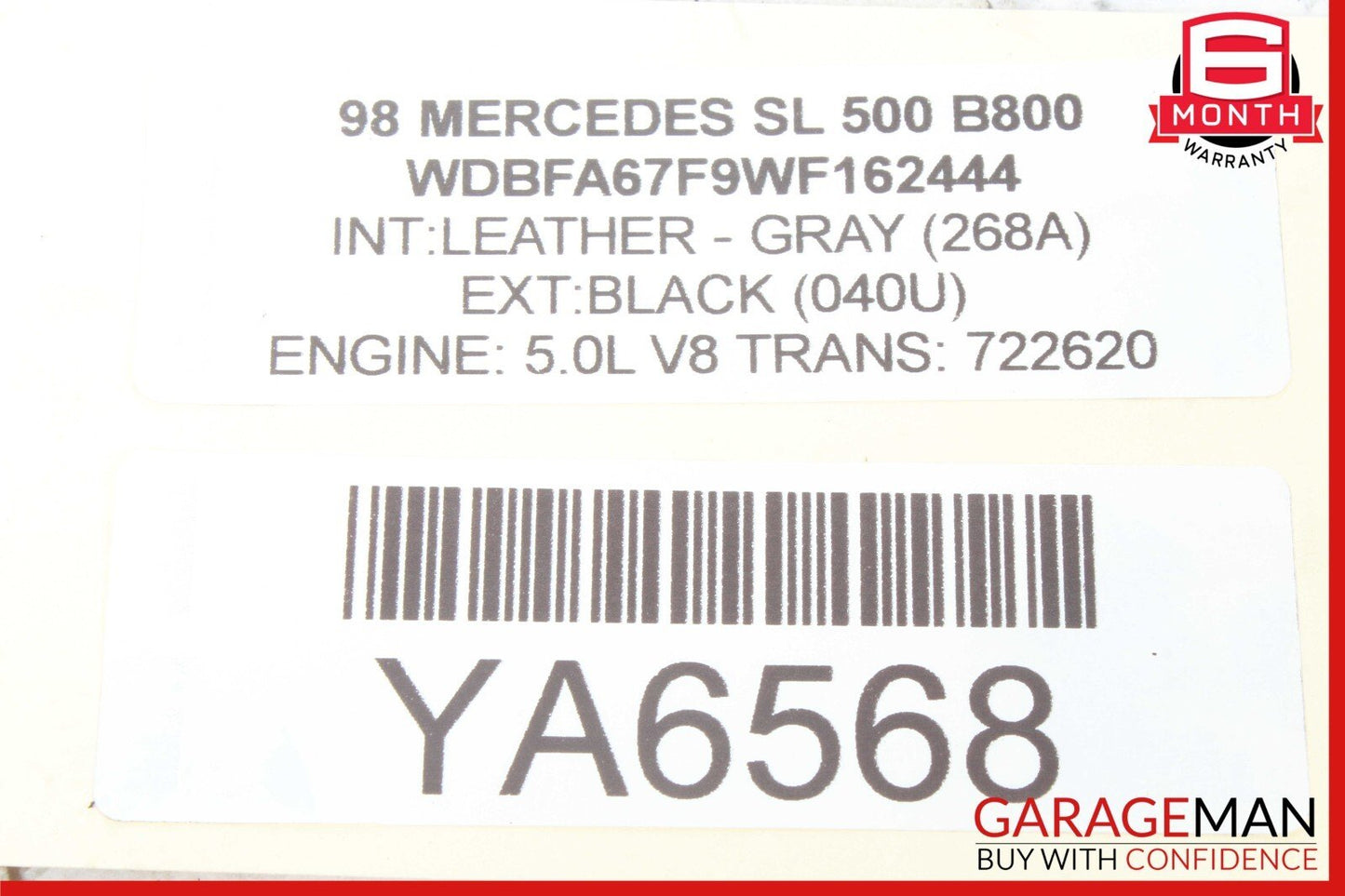 97-08 Mercedes R129 SL500 SLK230 Rear Left or Right Side Tie Rod Control Arm OEM