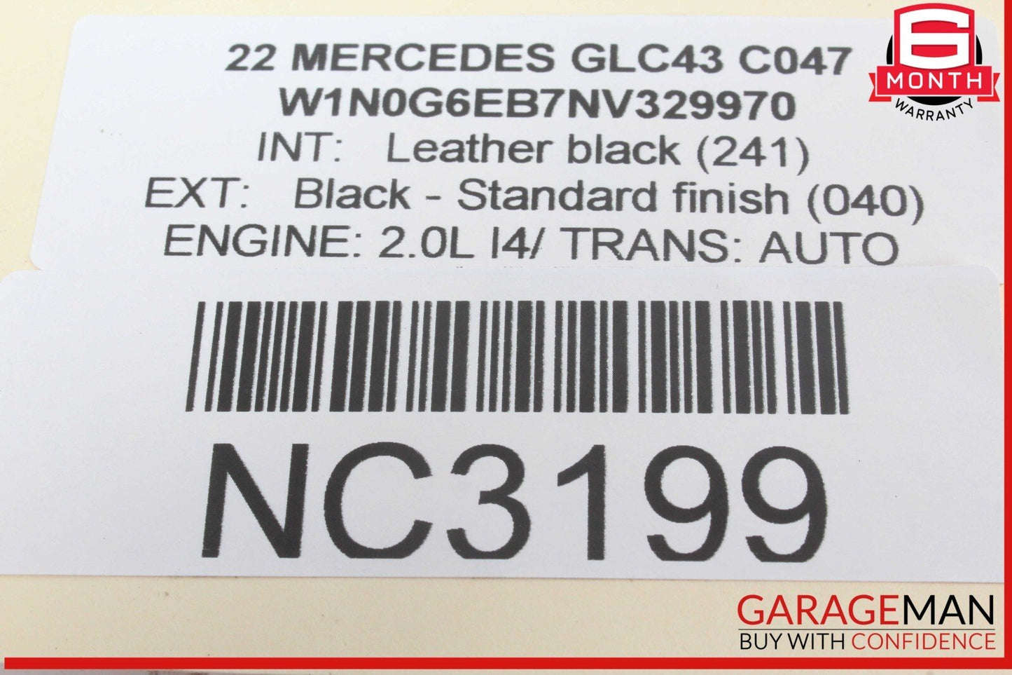 16-22 Mercedes X253 GLC43 AMG Rear Right Side Door Lock Latch Actuator OEM