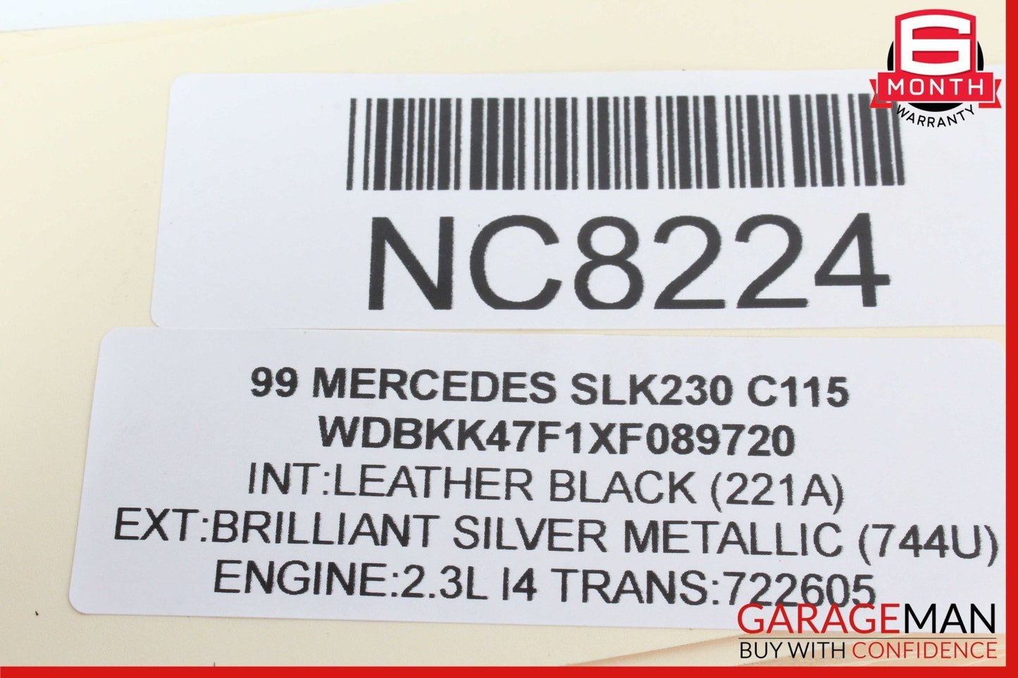 97-04 Mercedes R170 SLK230 SLK320 Headlight Switch Control Module OEM