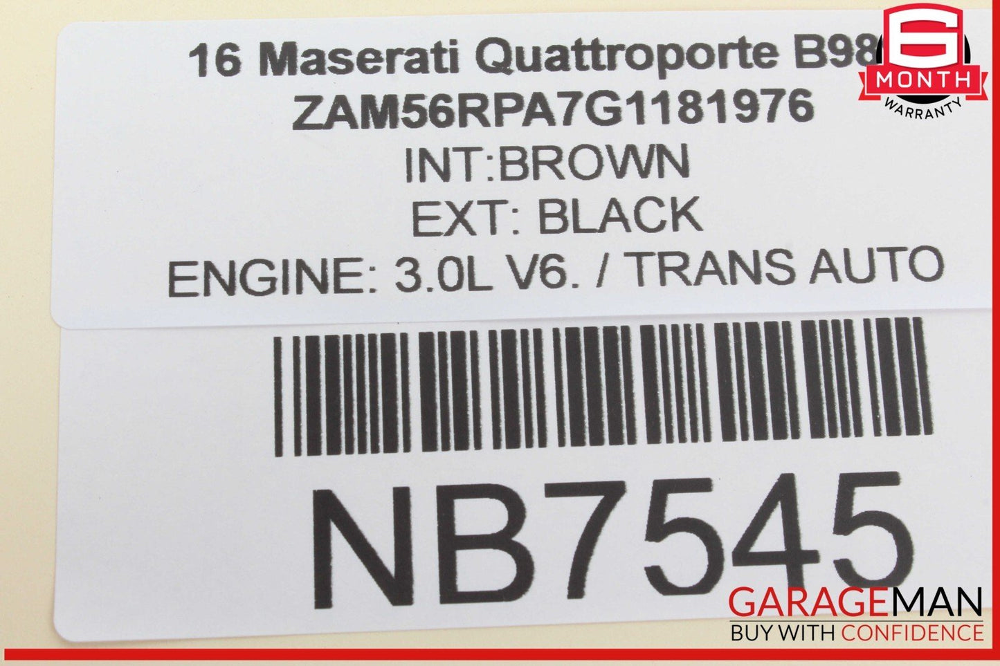 14-18 Maserati Quattroporte Parking Park Sensor Control Module Unit 670004819