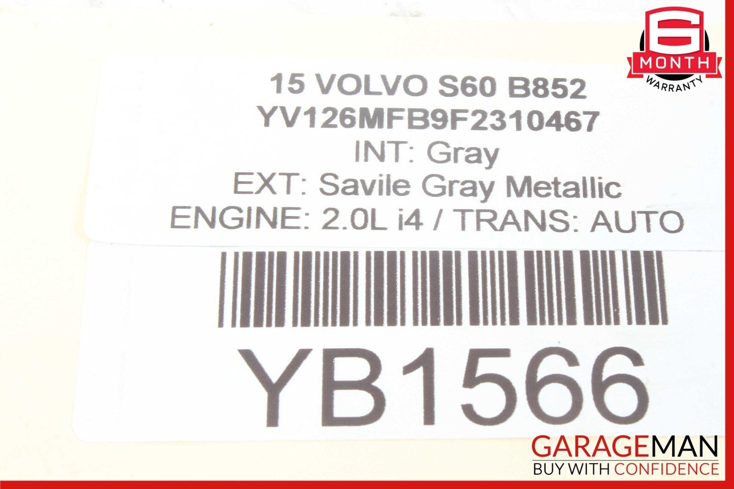 11-18 Volvo S60 V60 Rear Left / Right Side Upper Suspension Control Arm OEM