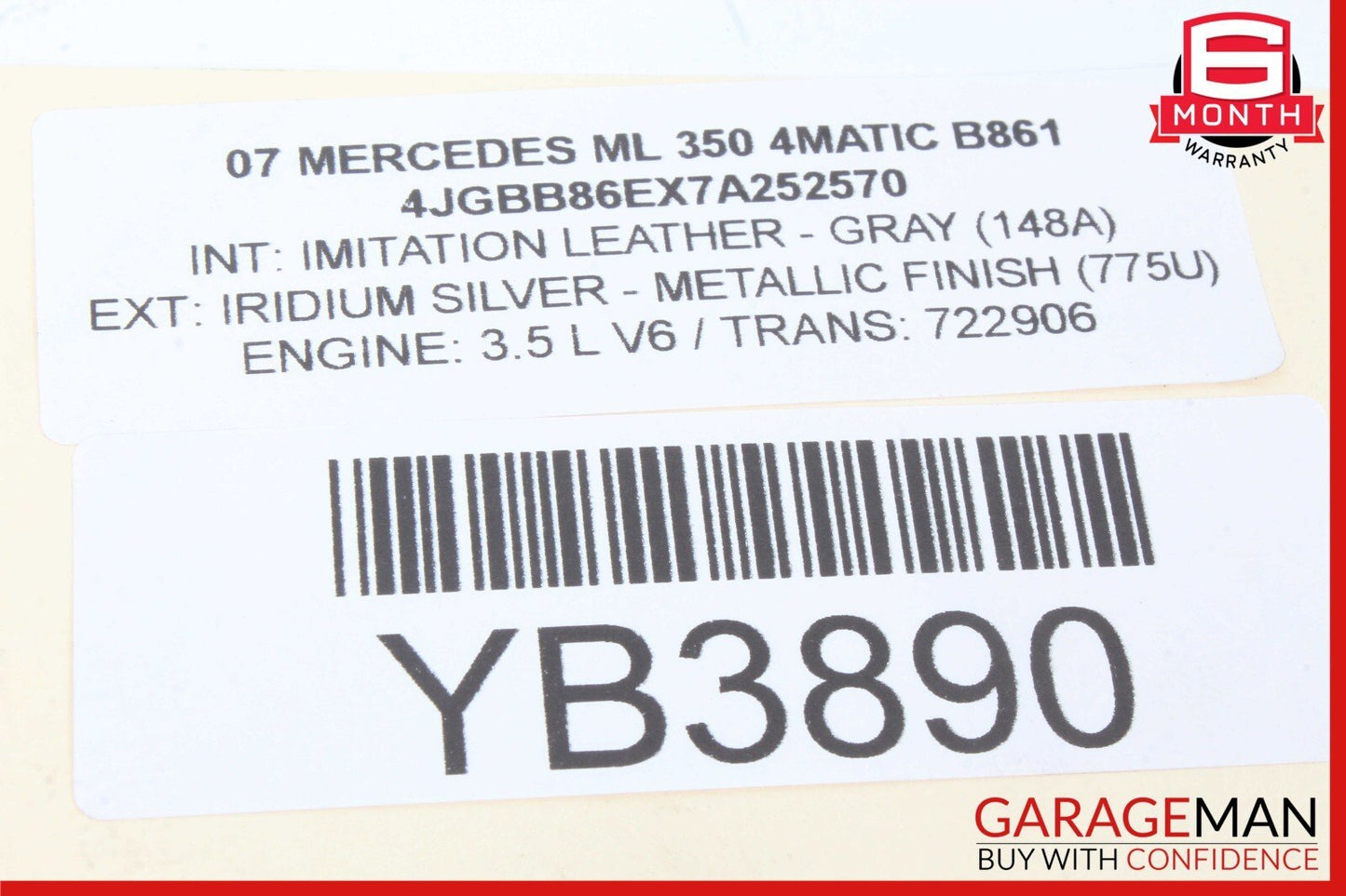 06-13 Mercedes W164 ML350 GL450 Rear Left or Right Upper Control Arm OEM