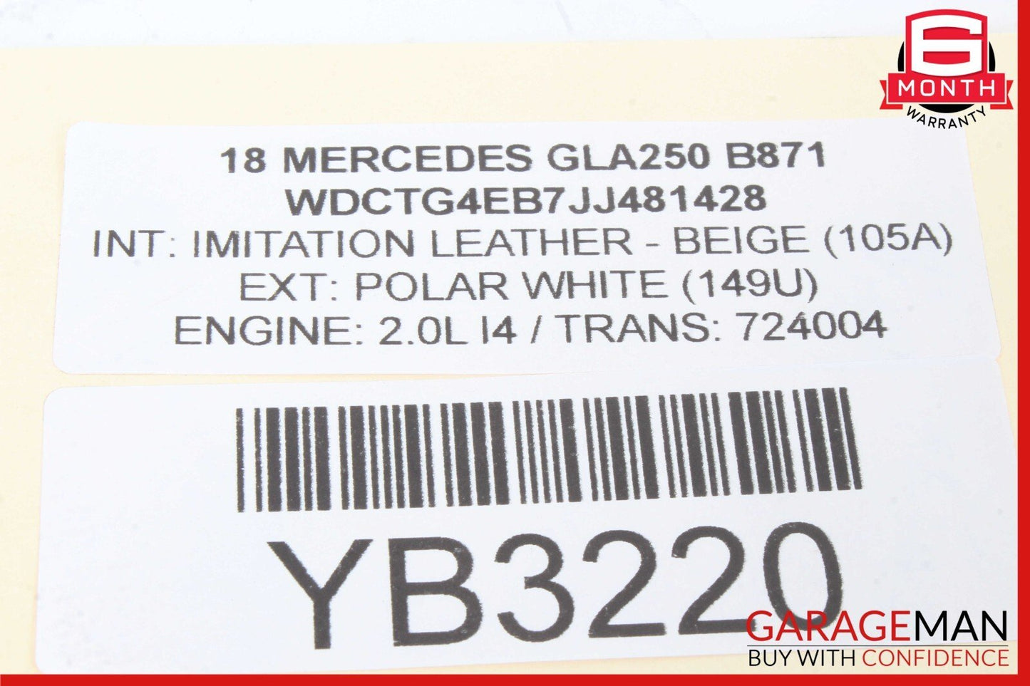 16-24 Mercedes X156 GLA250 Rear Left Upper Control Arm OEM 2463501006