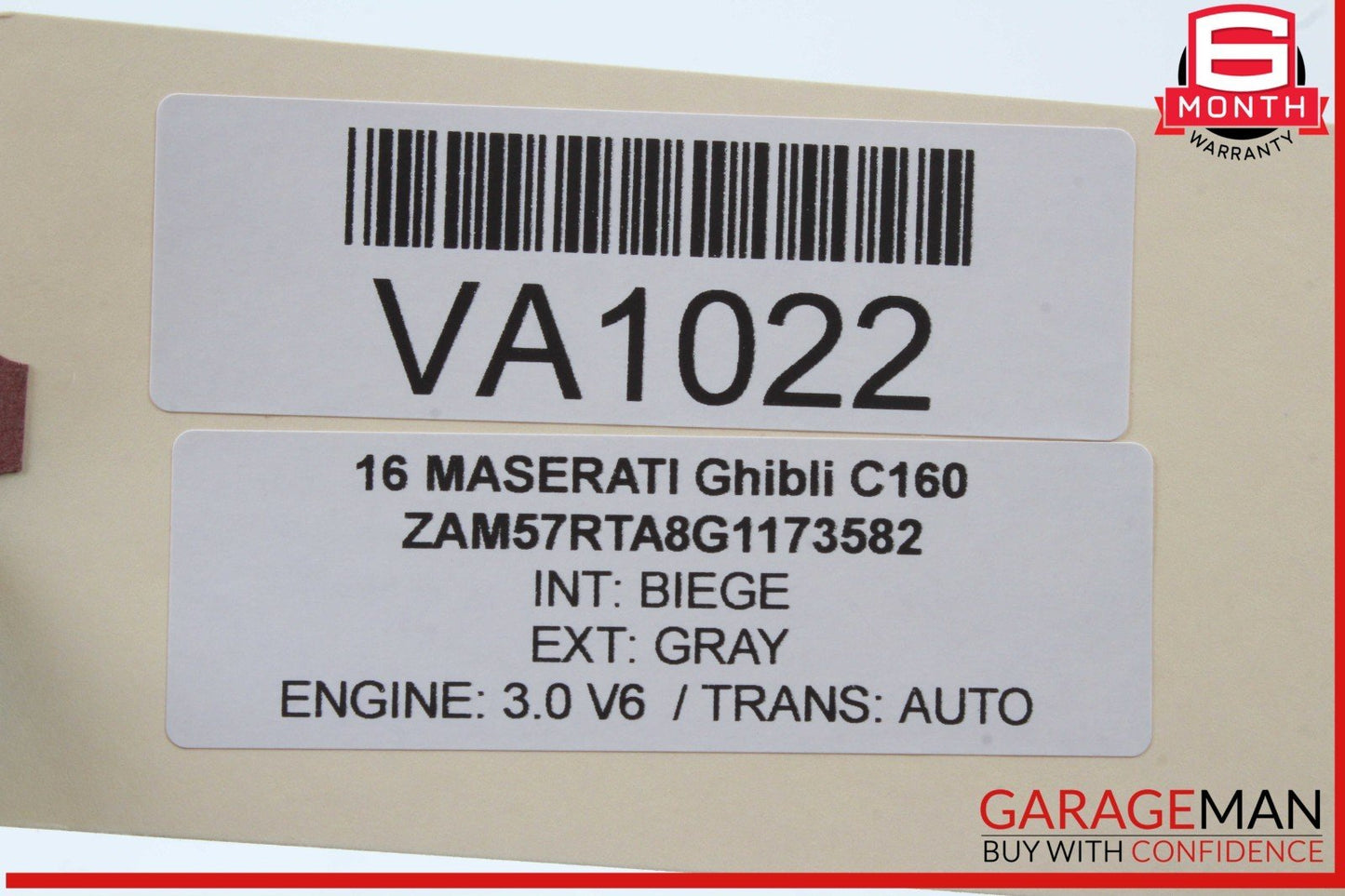 14-17 Maserati Ghibli Rear Left Driver Side Door Lock Latch Actuator OEM