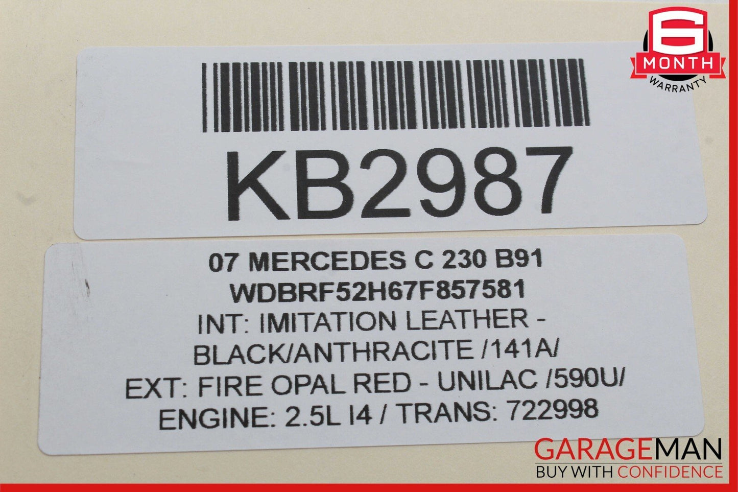 05-07 Mercedes W203 C230 C240 C350 Belt Tensioner Lever Pulley 2722000070 OEM