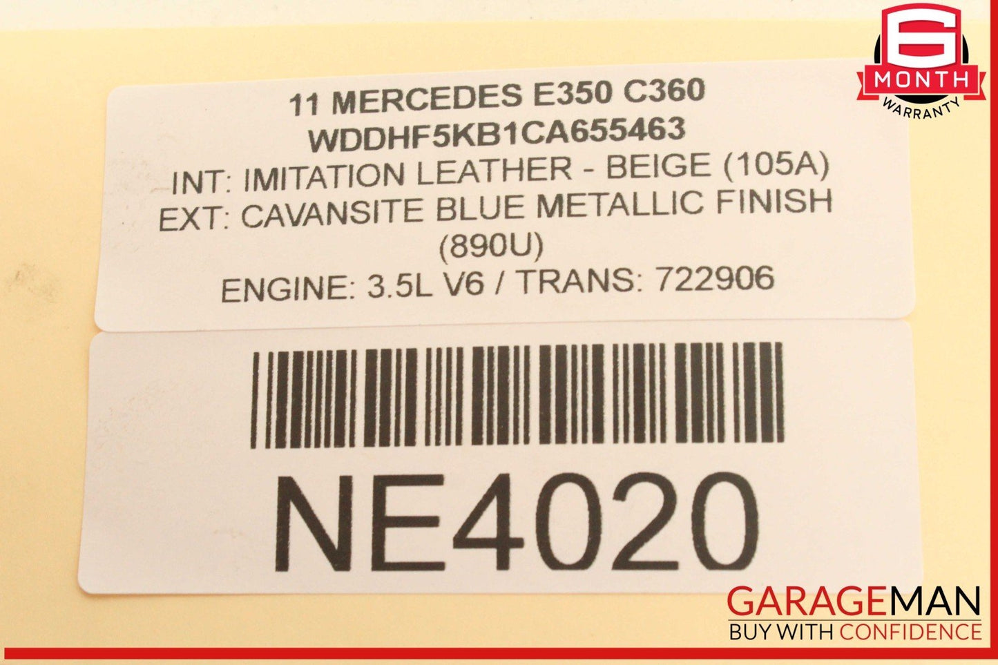 05-14 Mercedes W212 E350 C300 Engine PCV Crankcase Vent Valve Oil Separator OEM