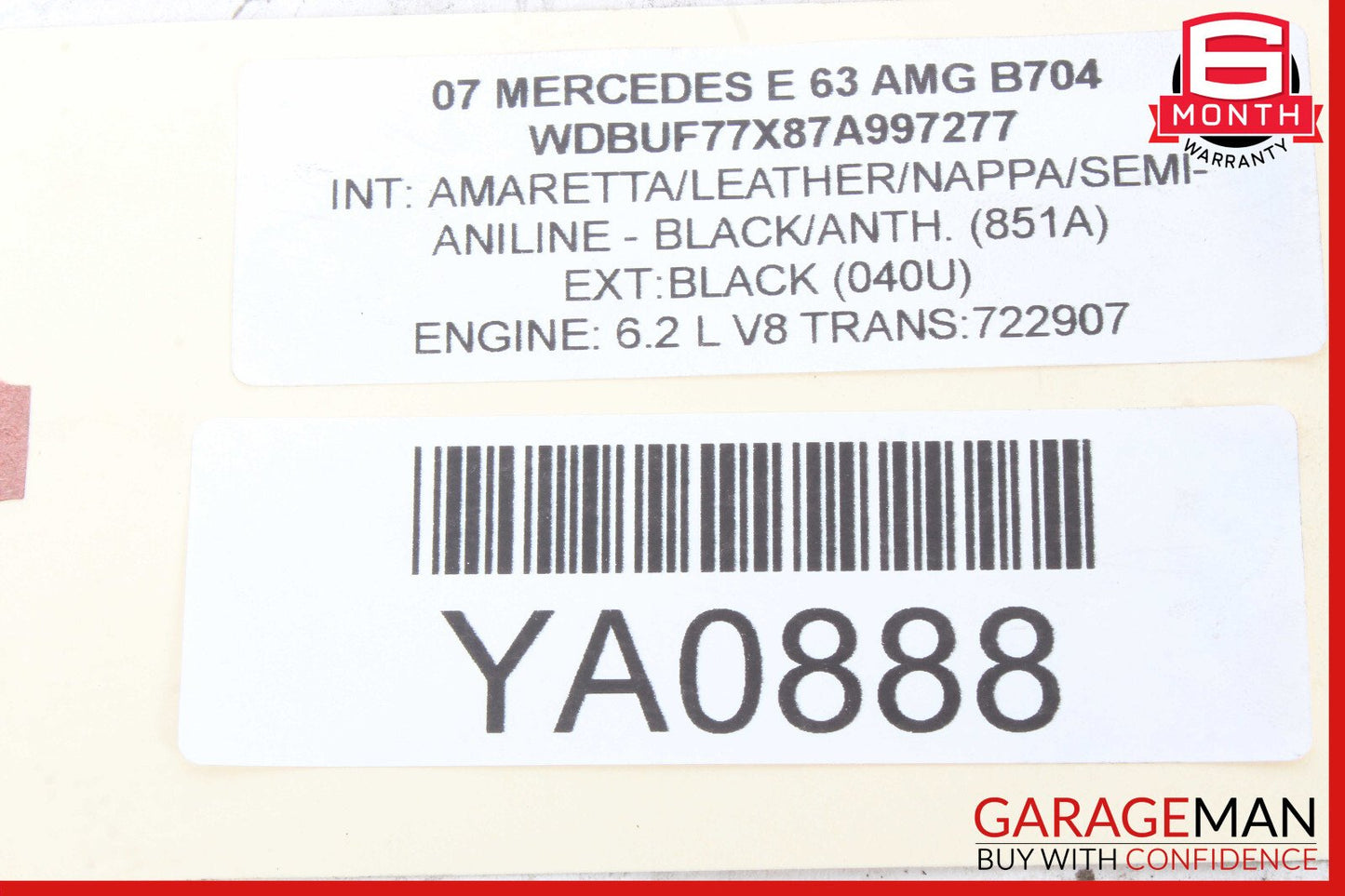 03-11 Mercedes W211 E63 AMG Rear Left or Right Suspension Upper Control Arm