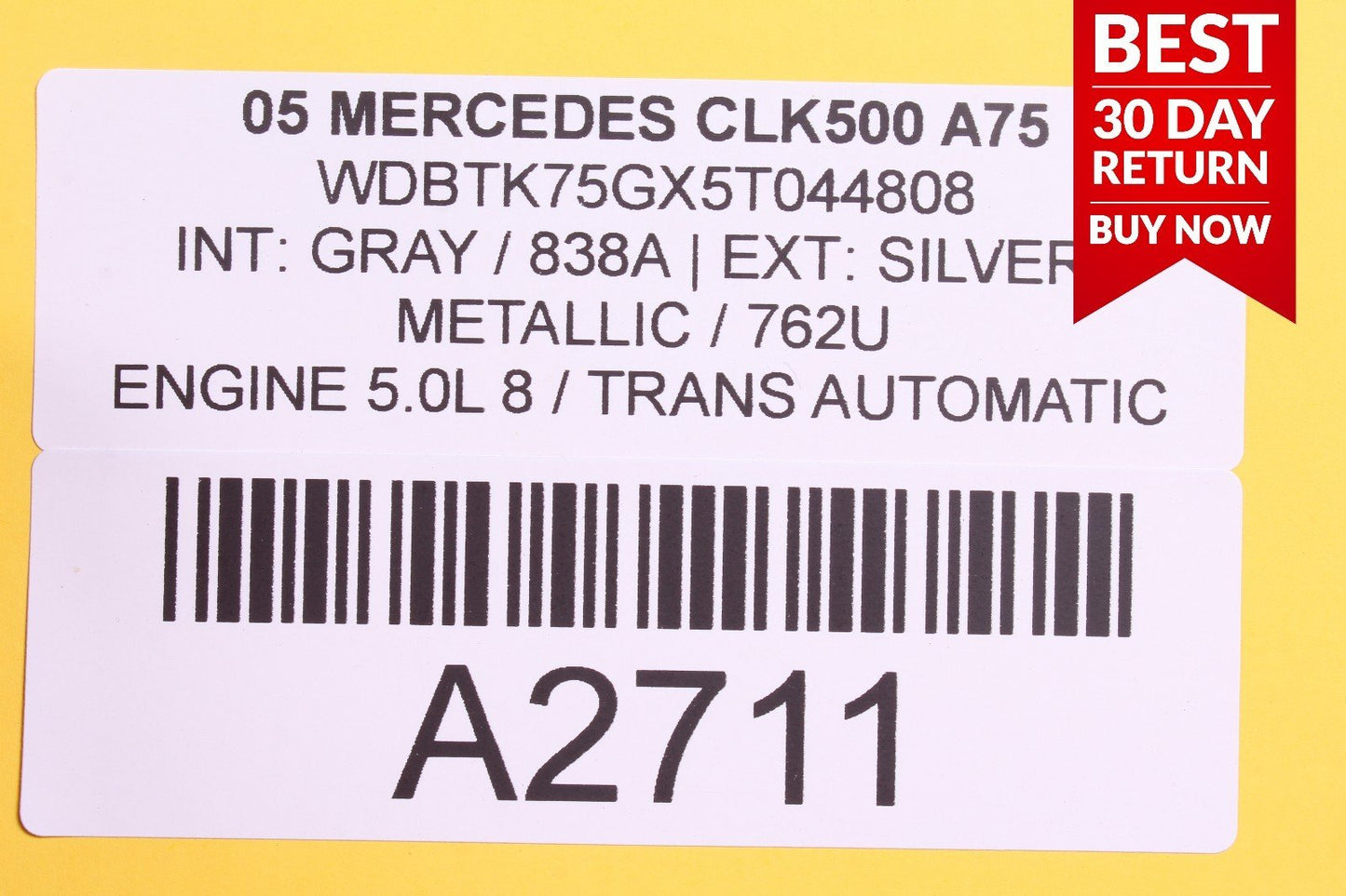03-09 Mercedes W209 CLK350 CLK500 Convertible Top Computer Control Module A75