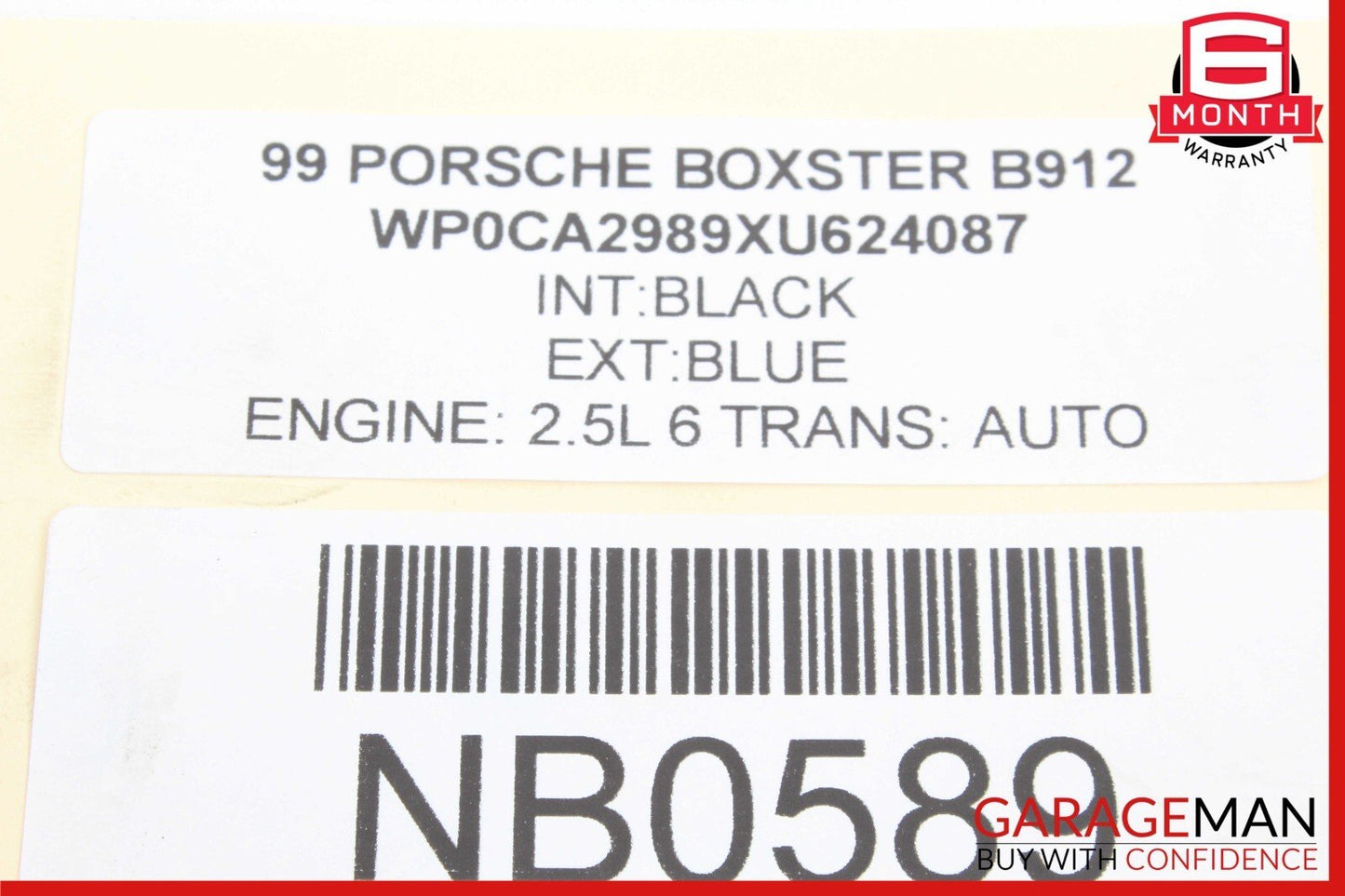 97-04 Porsche Boxster 986 Rear Right or Left Shock Absorber Spring Strut OEM