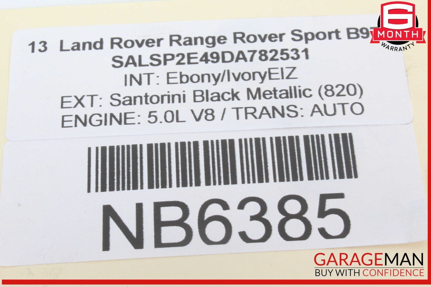 10-13 Land Rover Range Rover Sport Rear PDC Parking Assist Sensors w/ Harness
