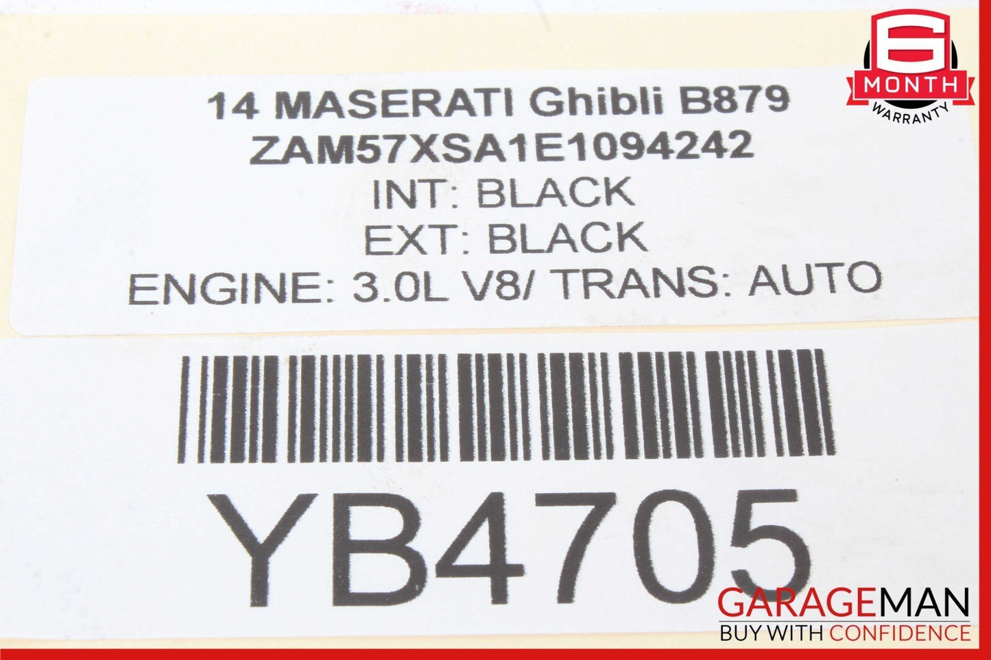 14-20 Maserati Ghibli Rear Right / Left Side Upper Tension Control Arm OEM
