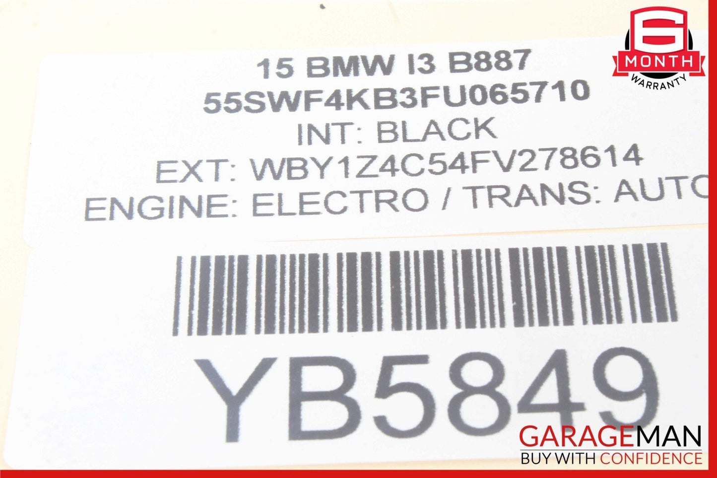 14-21 BMW i3 I01 Hybrid Engine Coolant Water Expansion Tank 8610653 OEM