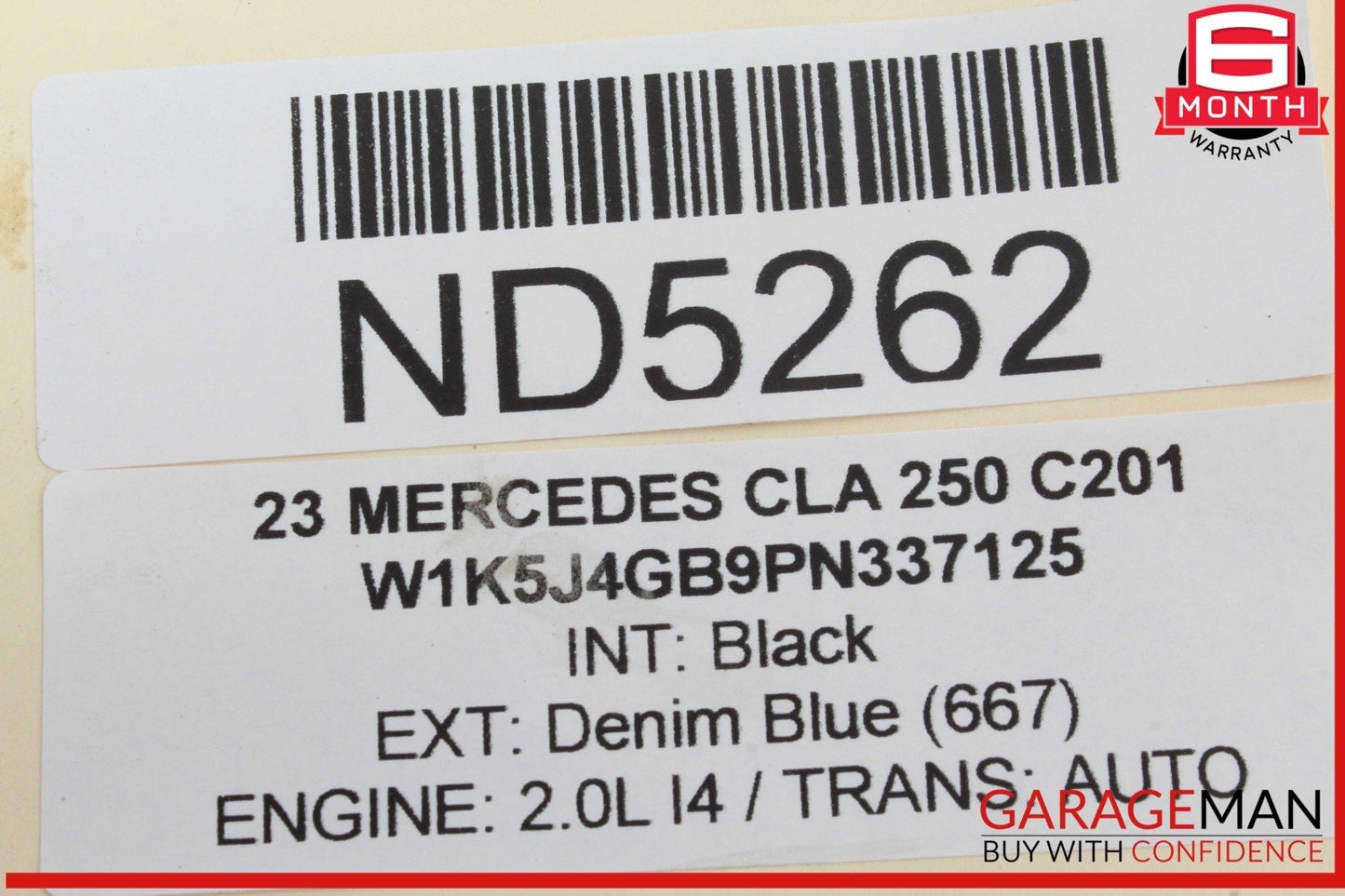 20-23 Mercedes W118 CLA250 Power Brake Booster Master Cylinder w/ Reservoir OEM