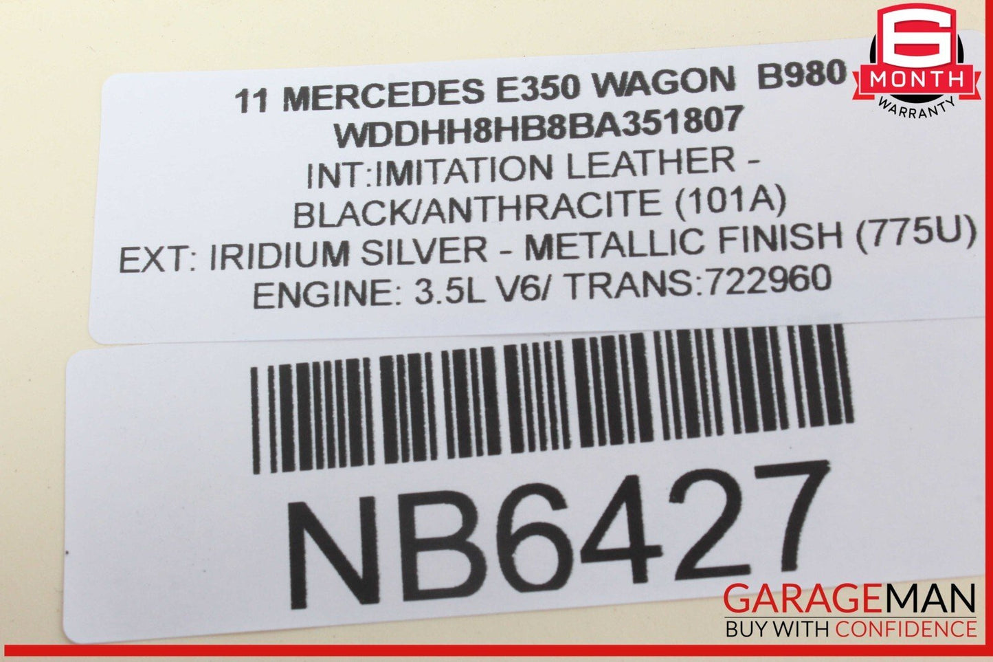 08-18 Mercedes W212 E350 Wagon Front Right Passenger Side Door Control Module