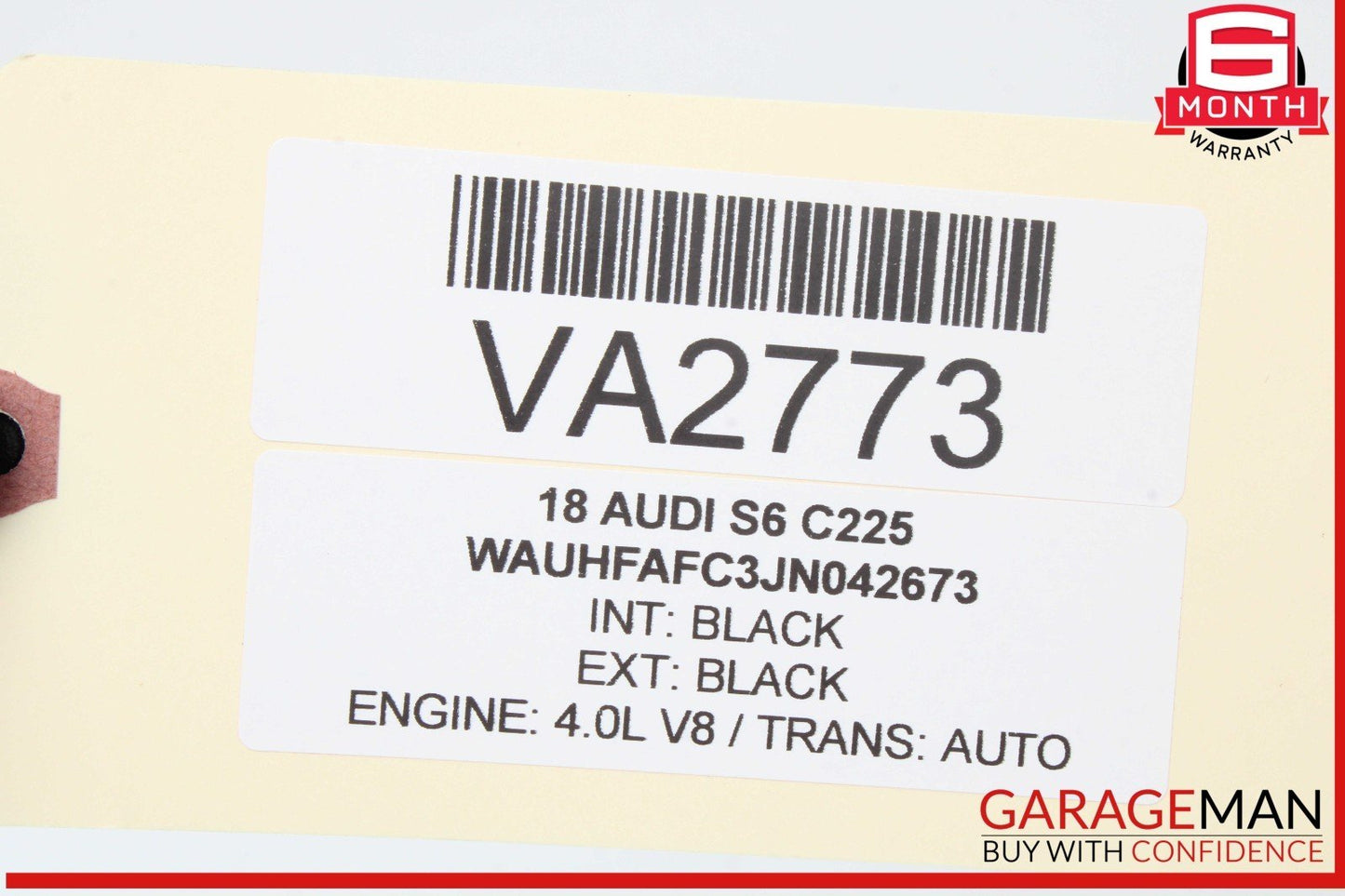 12-18 Audi S6 A7 Front Left Interior Corner Door Window Trim 4G0857505A OEM