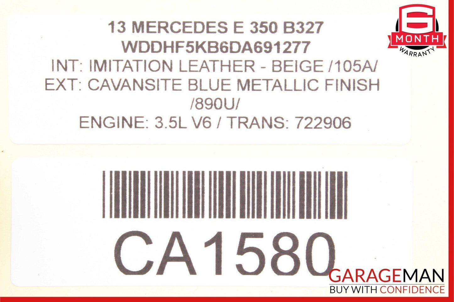 08-18 Mercedes W212 E350 CLS400 Complete Front and Rear Brake Calipers Set OEM