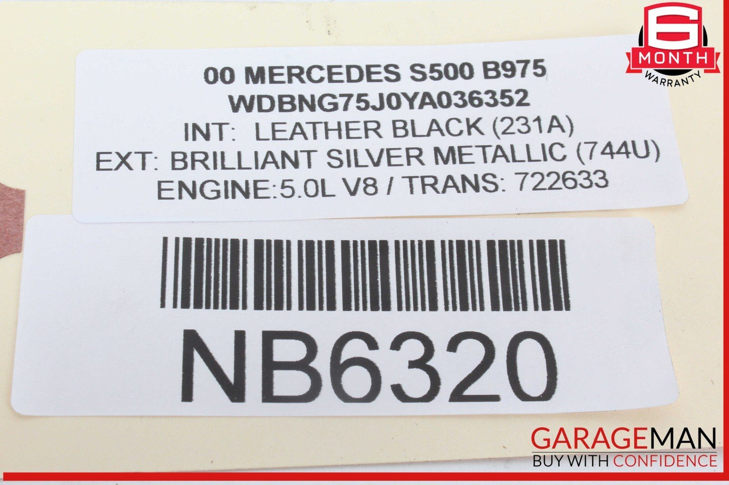 00-06 Mercedes W220 S500 S55 AMG Rear Right Side Door Audio Sound Speaker OEM