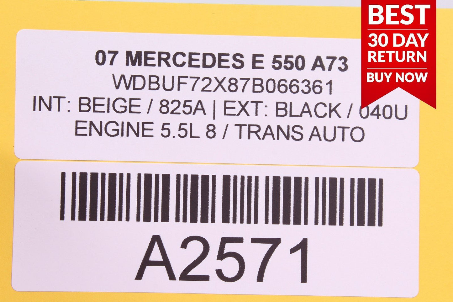 07-09 Mercedes W211 E350 E550 Front Left Driver Side Door Control Module A73 OEM