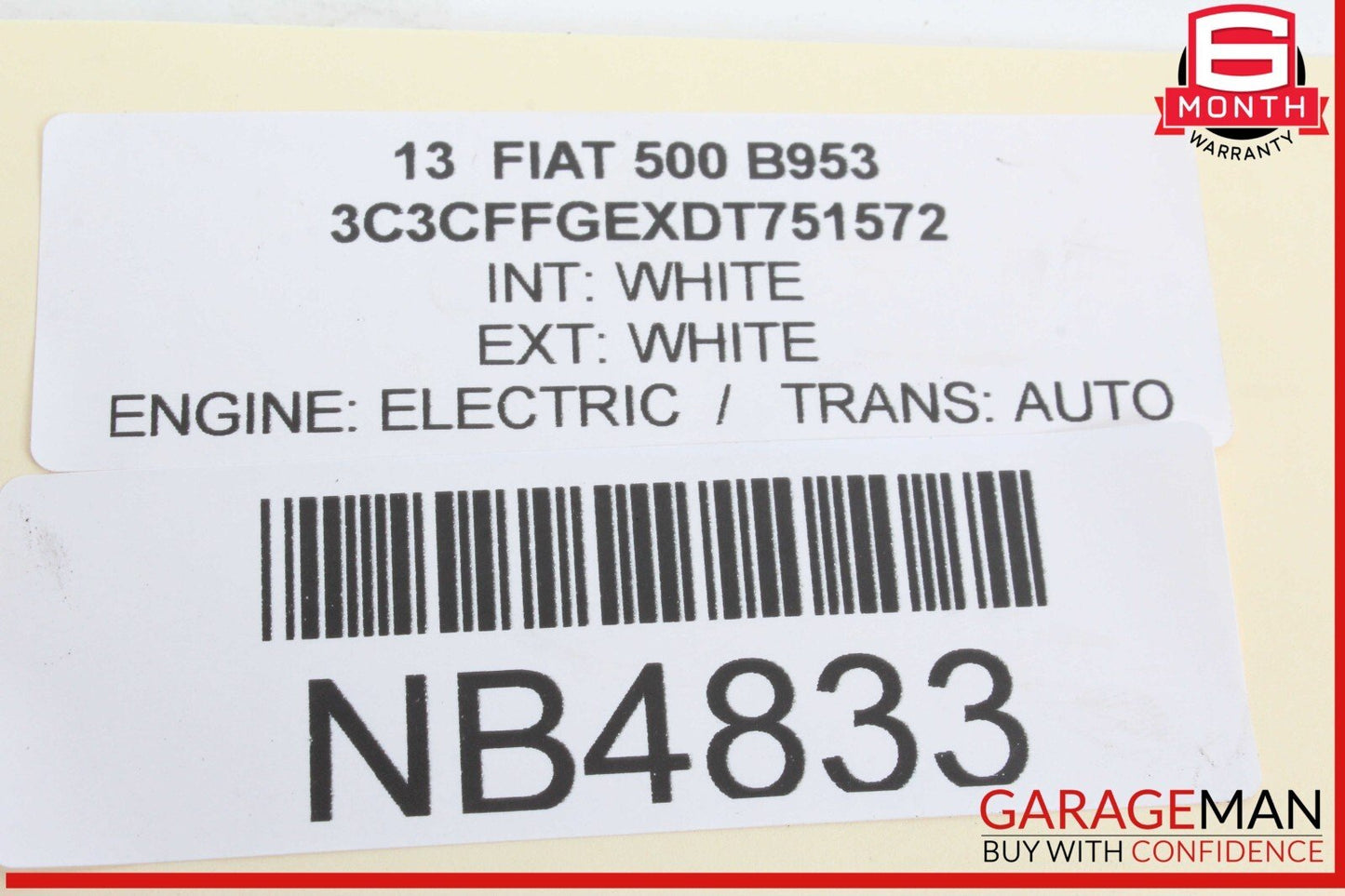 12-15 Fiat 500 Electric Auxiliary Coolant Water Pump 52126386AC OEM