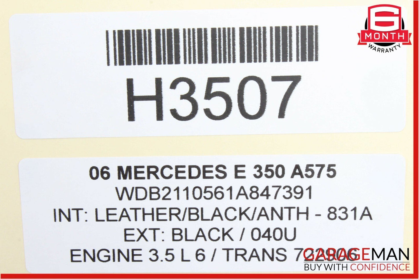 03-11 Mercedes W211 E320 E350 CLS500 BCM BCU Body Computer Control Module OEM