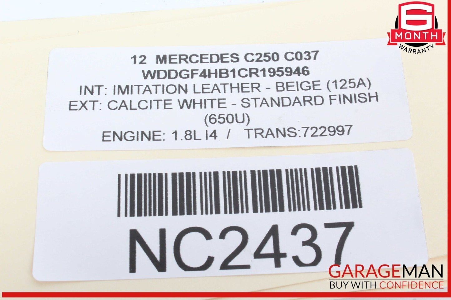 08-17 Mercedes W204 C250 C300 E350 Rear Left / Right Side Lower Control Arm OEM