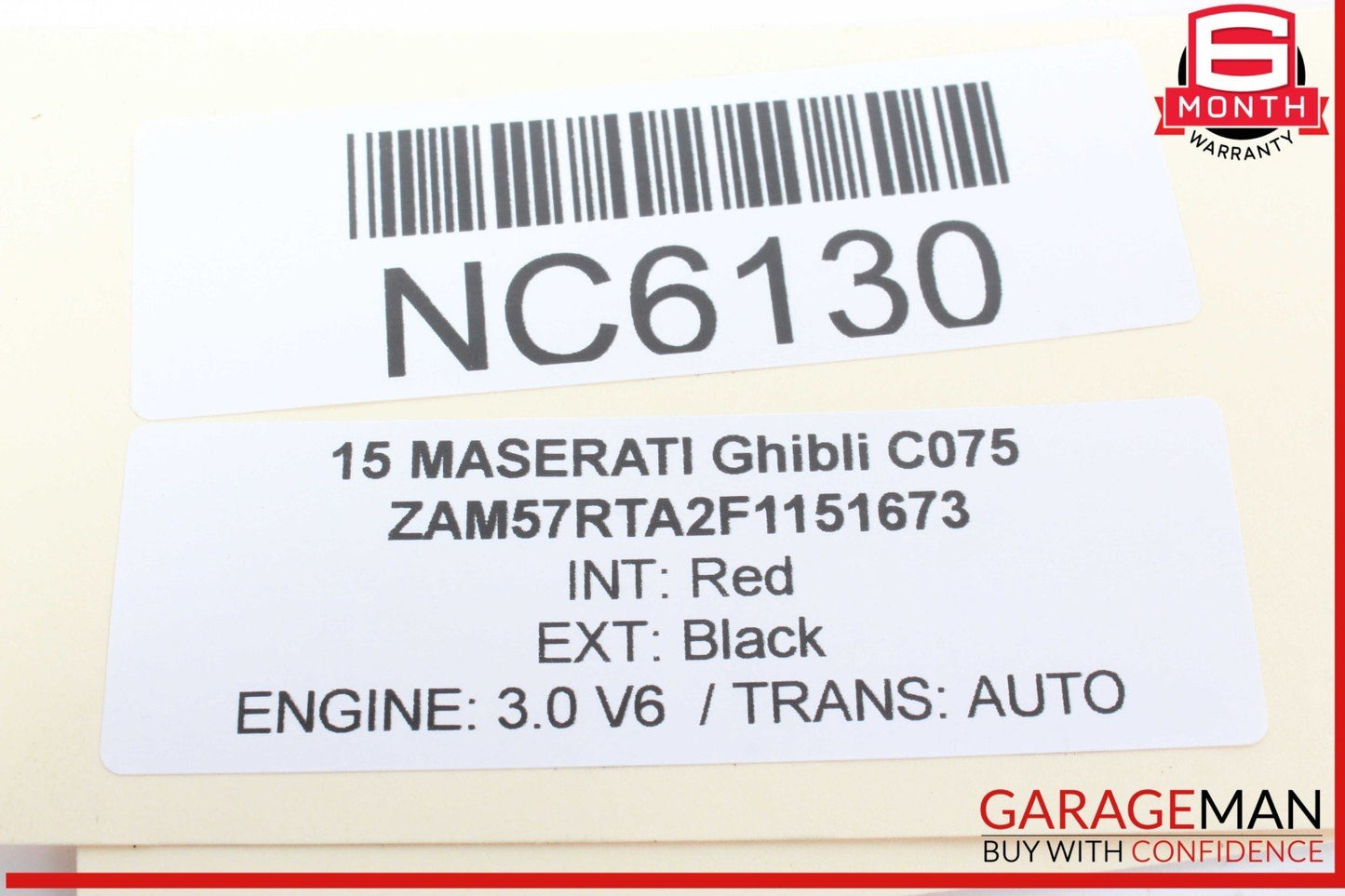 14-17 Maserati Ghibli Dash Dashboard Instrument Panel Analog Clock 670021647 OEM