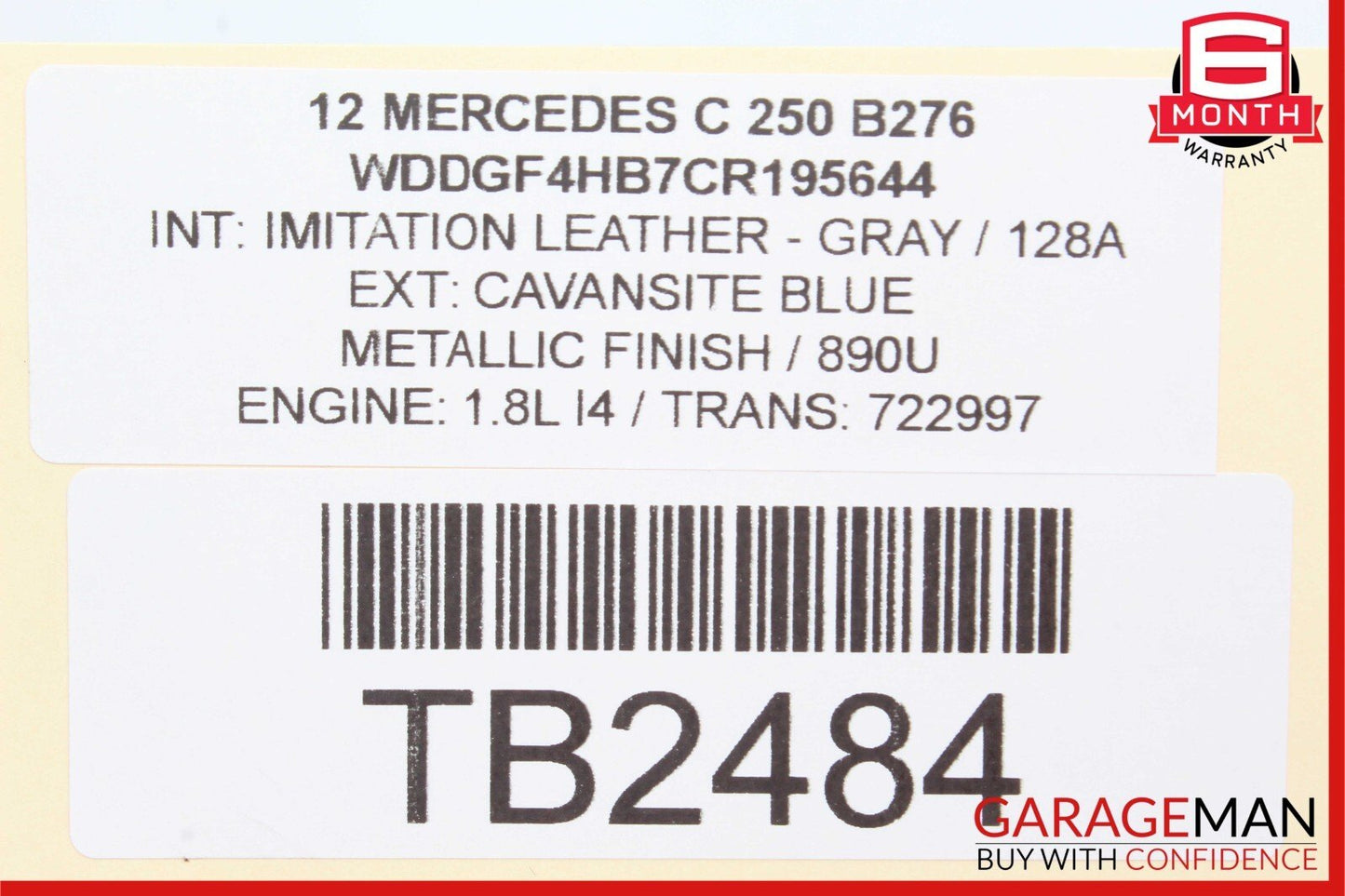 08-18 Mercedes C250 E350 C300 CLS400 Rear Left Side Door Control Module Unit
