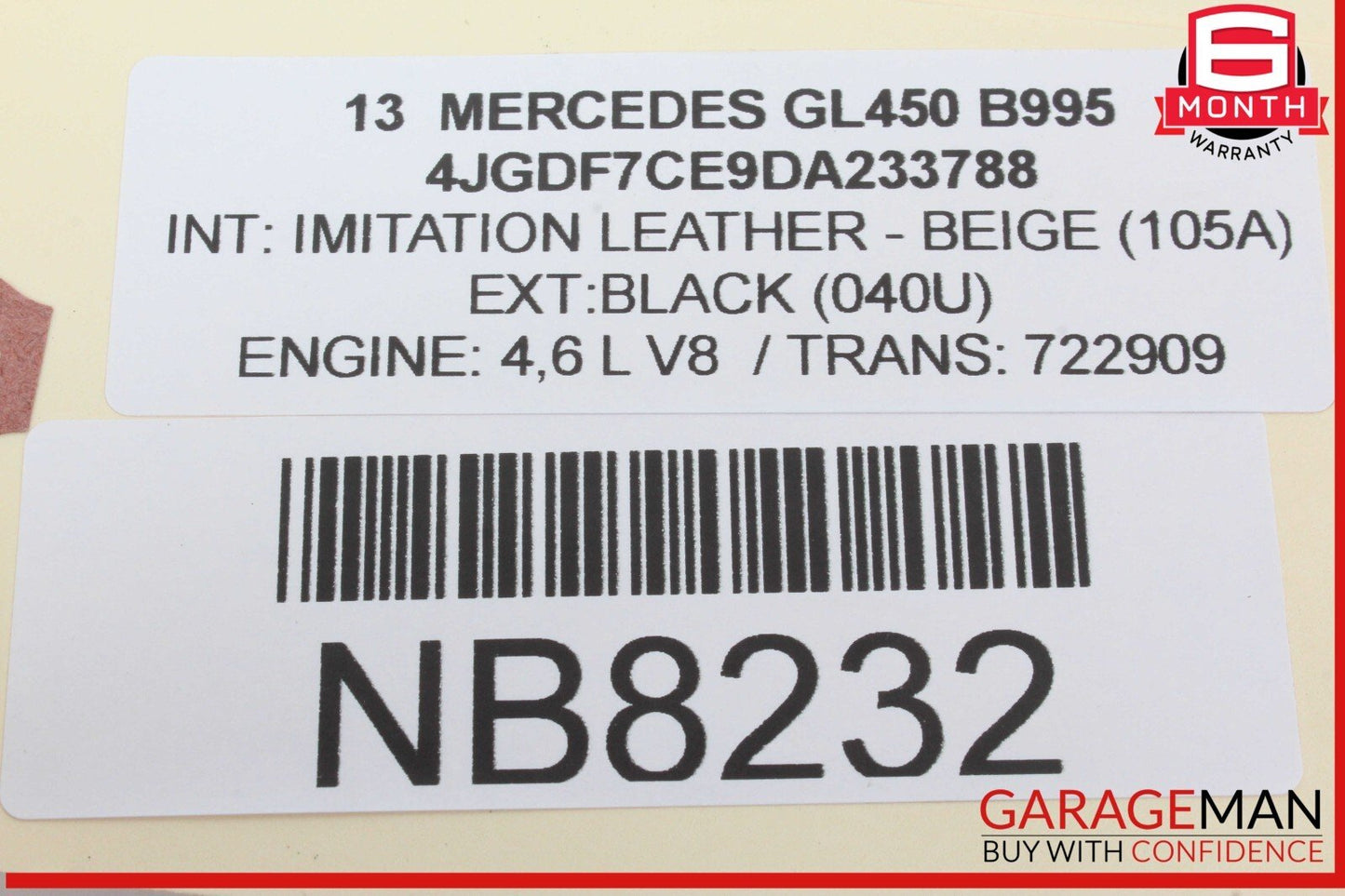 12-19 Mercedes X166 GL450 ML400 GLE350 Rear Left Side Door Control Module Unit
