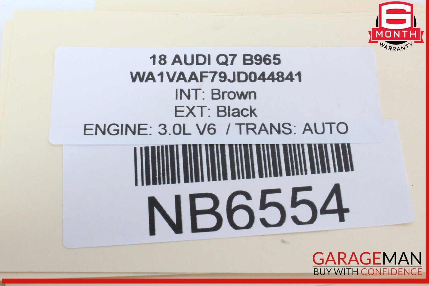 17-24 Audi Q7 Rear Left / Rear Right Upper Forward Control Arm 4M0505361G OEM