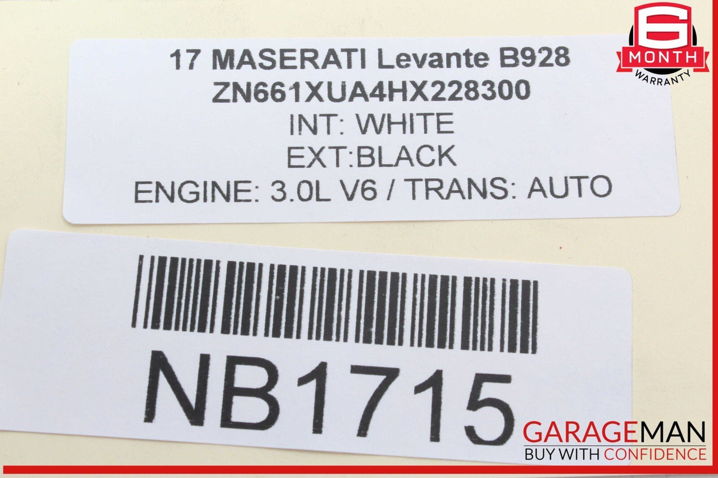 14-20 Maserati Levante Ghibli Front Right Seat Control Switch Module OEM