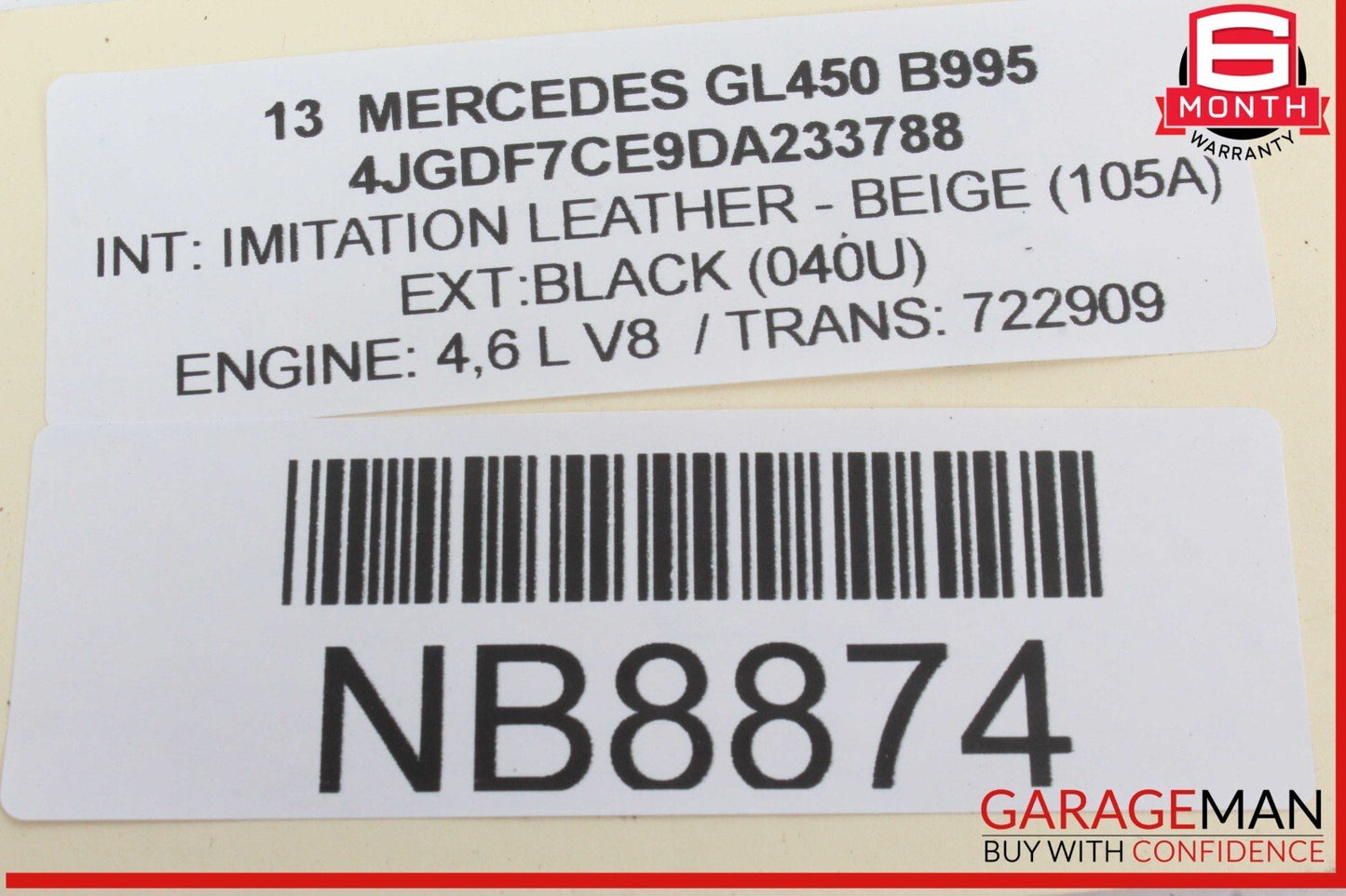 12-19 Mercedes X166 GL450 GL550 GLE400 Trunk Tailgate Close Button 2128210551