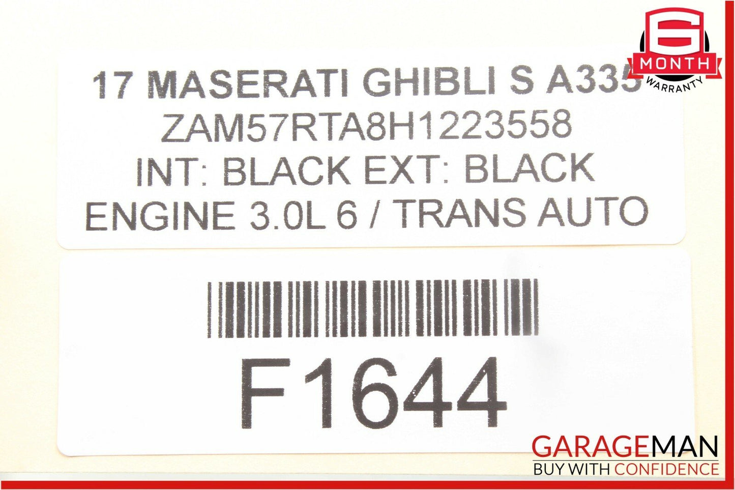 14-17 Maserati Ghibli Rear Right Side Door Lock Latch Actuator Mechanism OEM