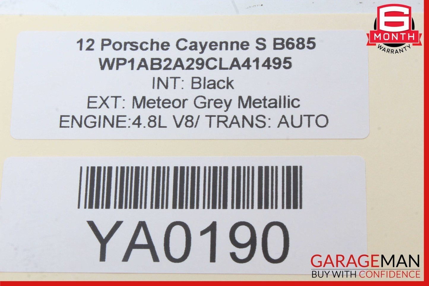 11-17 Porsche Cayenne S 958 Rear Right or Left Side Door Control Module OEM