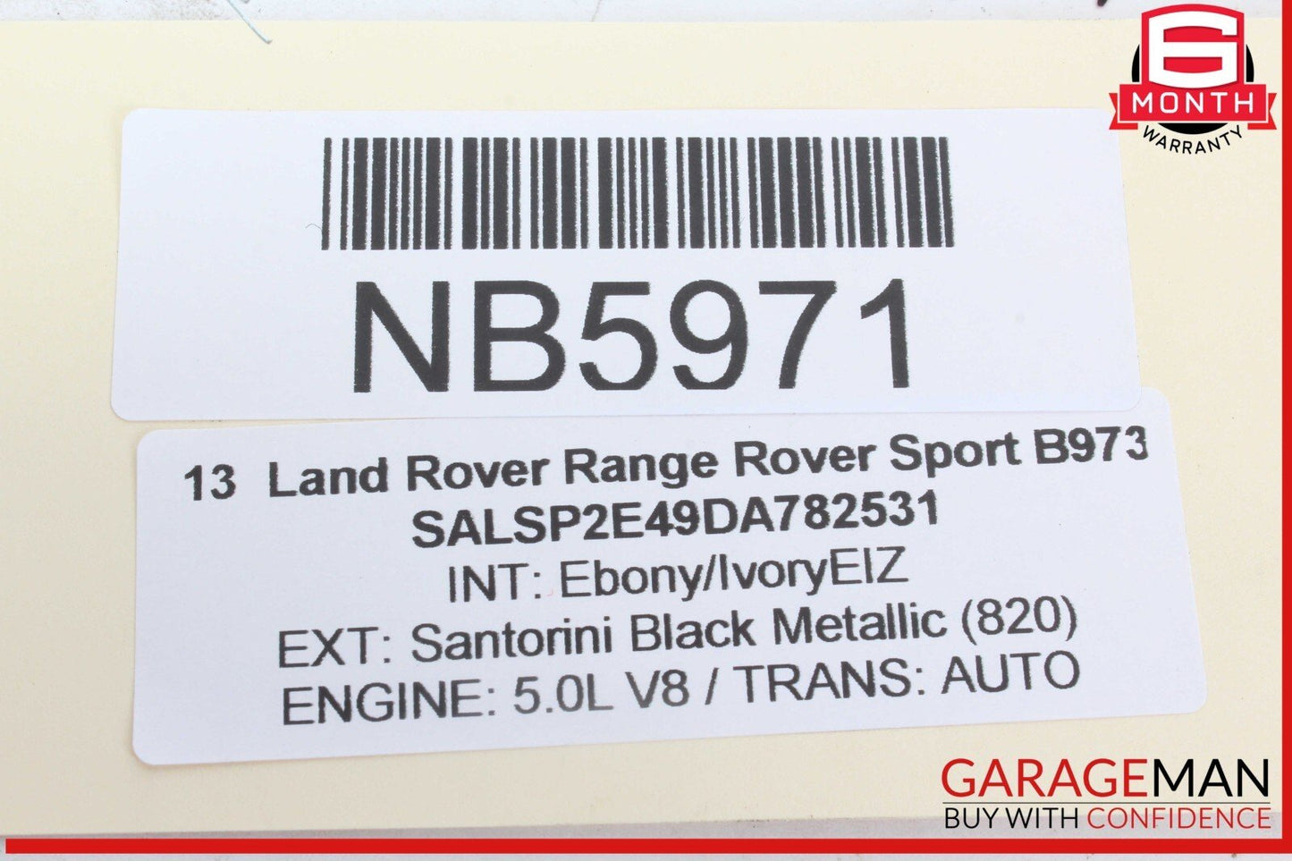 10-13 Land Rover Range Rover Sport Headlight Fog Light Control Switch E0201043
