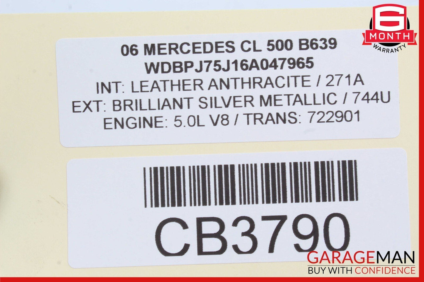 00-06 Mercedes W220 S430 CL500 ABS Anti Lock Brake Pump ESP Module Assy
