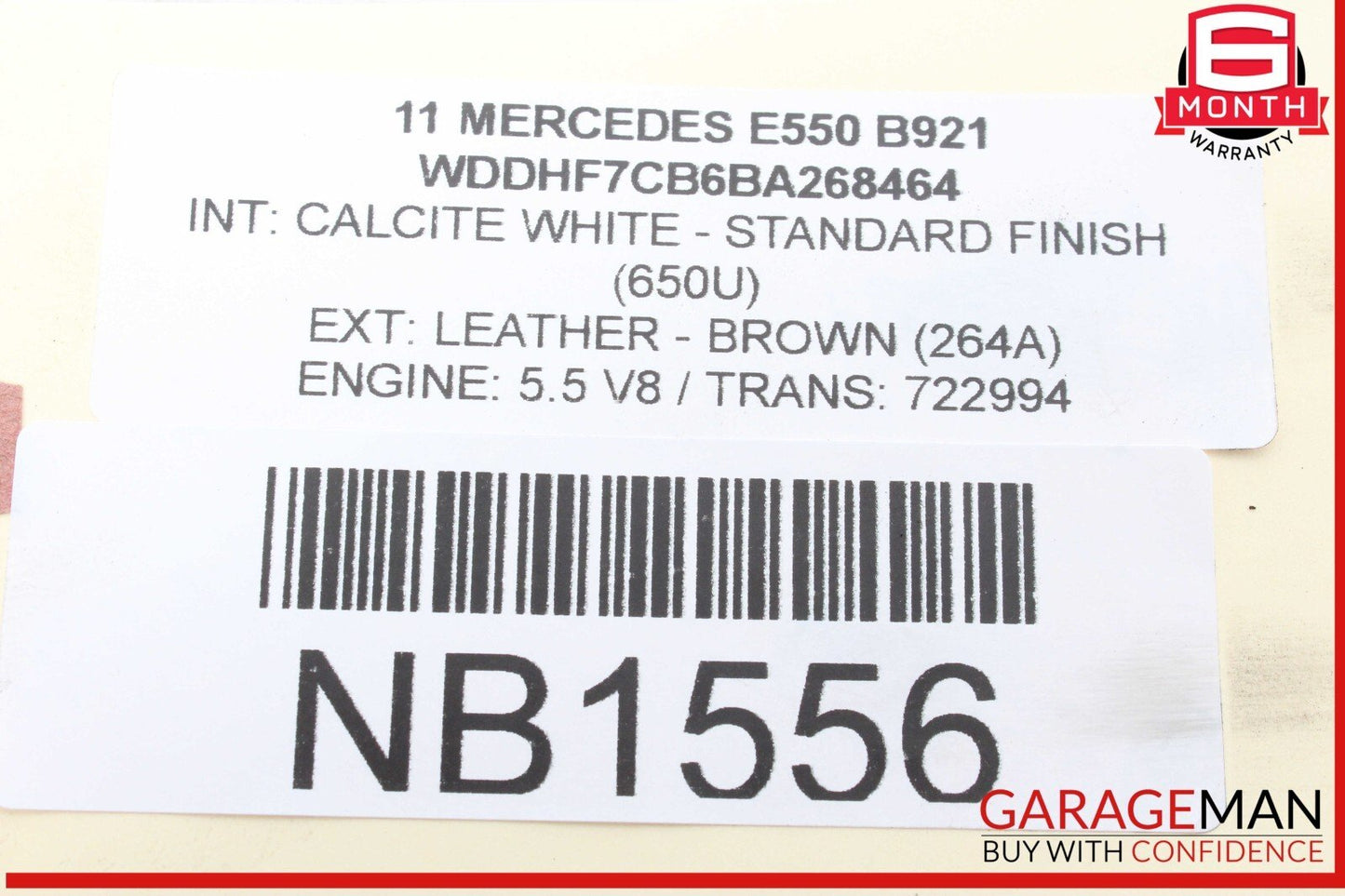 08-17 Mercedes W212 E550 C300 Trunk Lid Latch Lock Actuator 2047500185 OEM