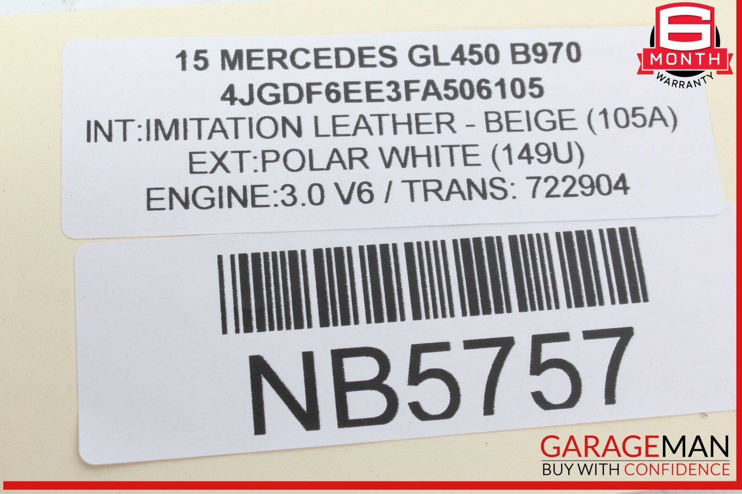 13-16 Mercedes X166 GL450 Front Left Driver Side Door Lock Latch Actuator OEM