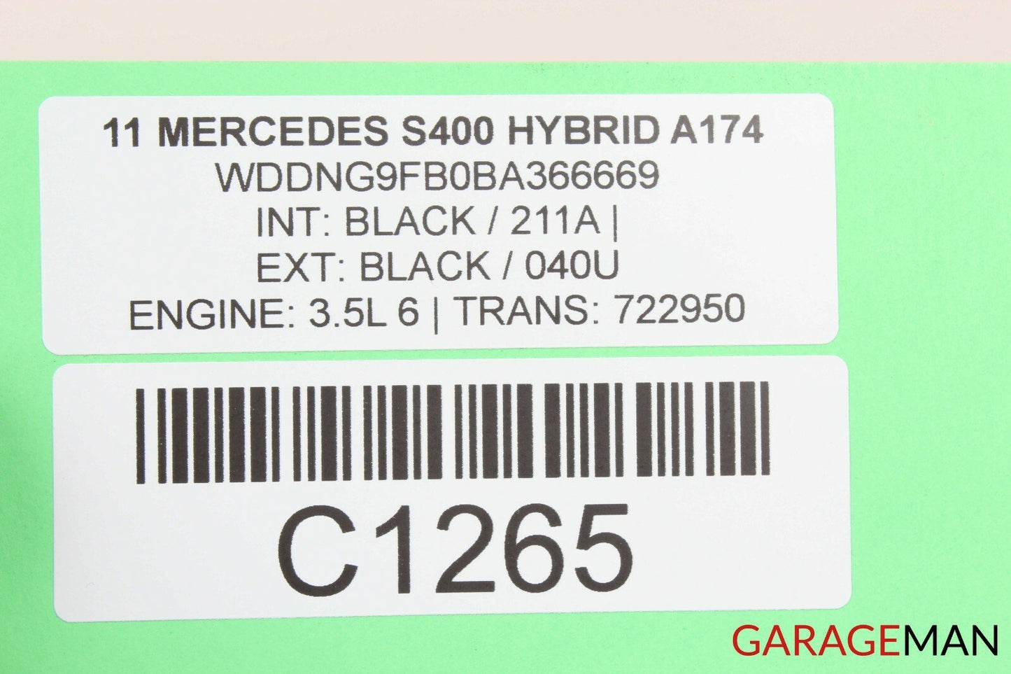 07-13 MERCEDES W221 S400 S600 ANTI THEFT ALARM MODULE OEM