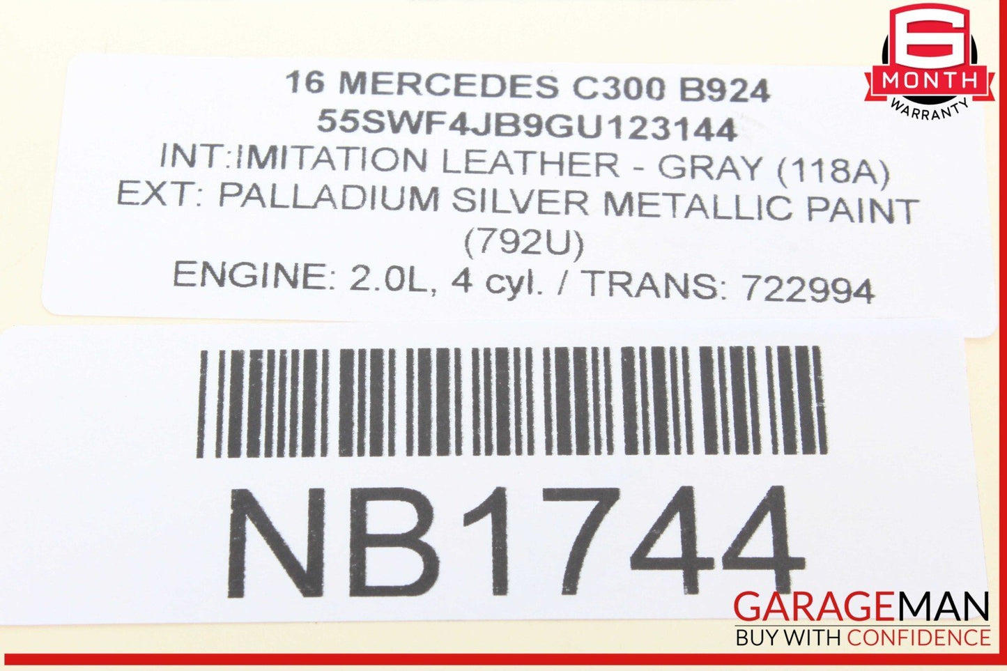 15-20 Mercedes W205 C300 Rear Right / Left Suspension Upper Control Arm
