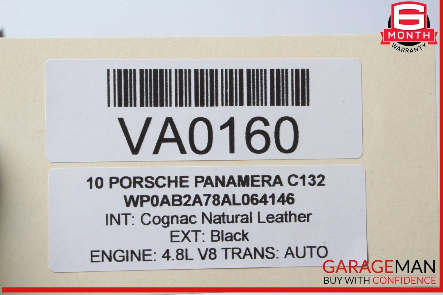 10-16 Porsche Panamera 970 Front Right Side Dash Dashboard Air Bag Airbag OEM