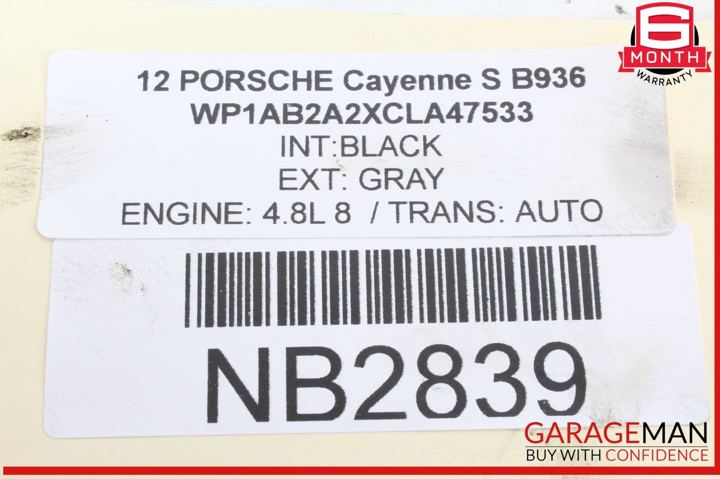 11-18 Porsche Cayenne S 958 Rear Left Suspension Stabilizer Sway Bar End Link