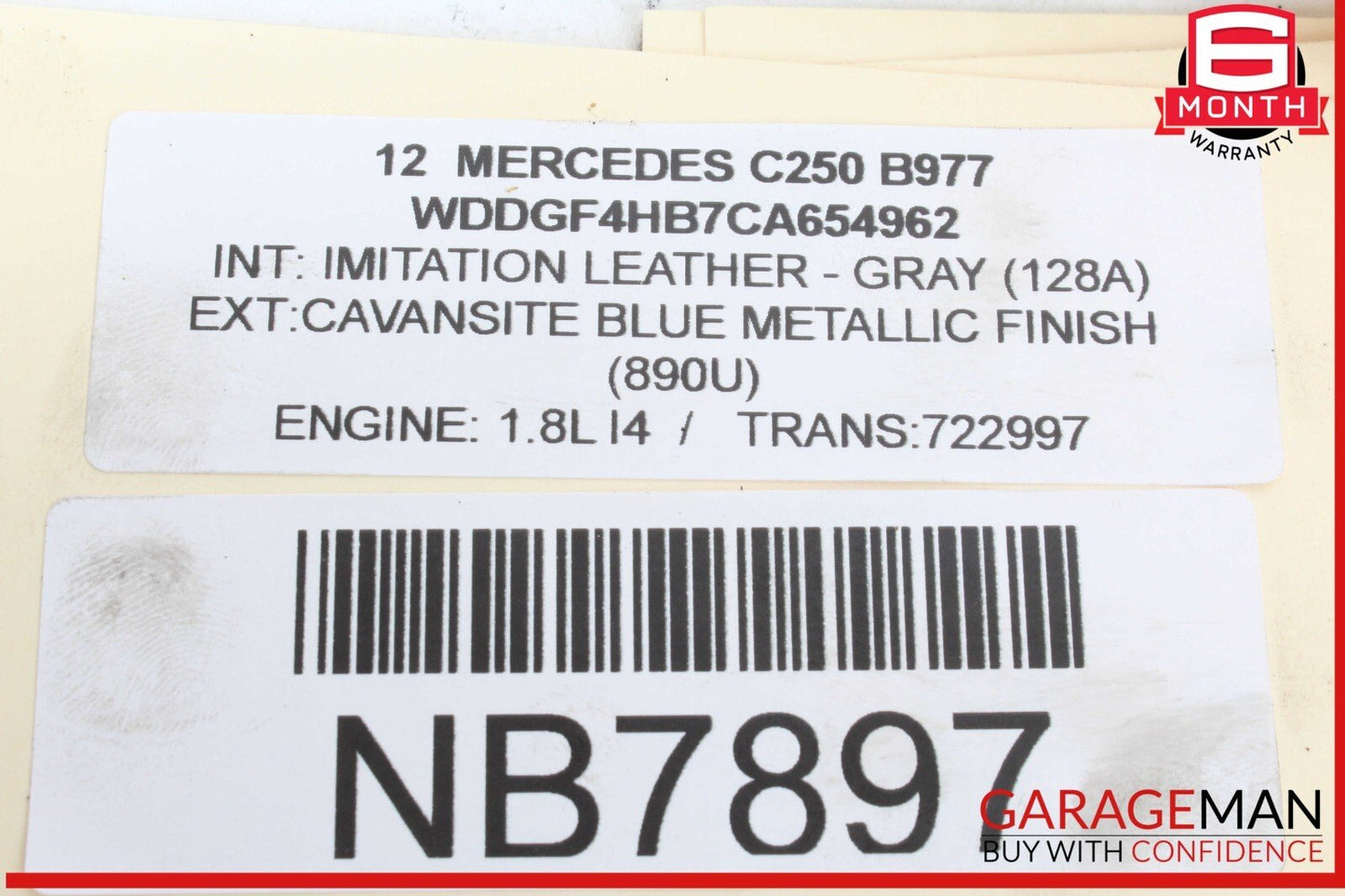 12-14 Mercedes W204 C250 M271 Engine Mount Bracket Left Side OEM