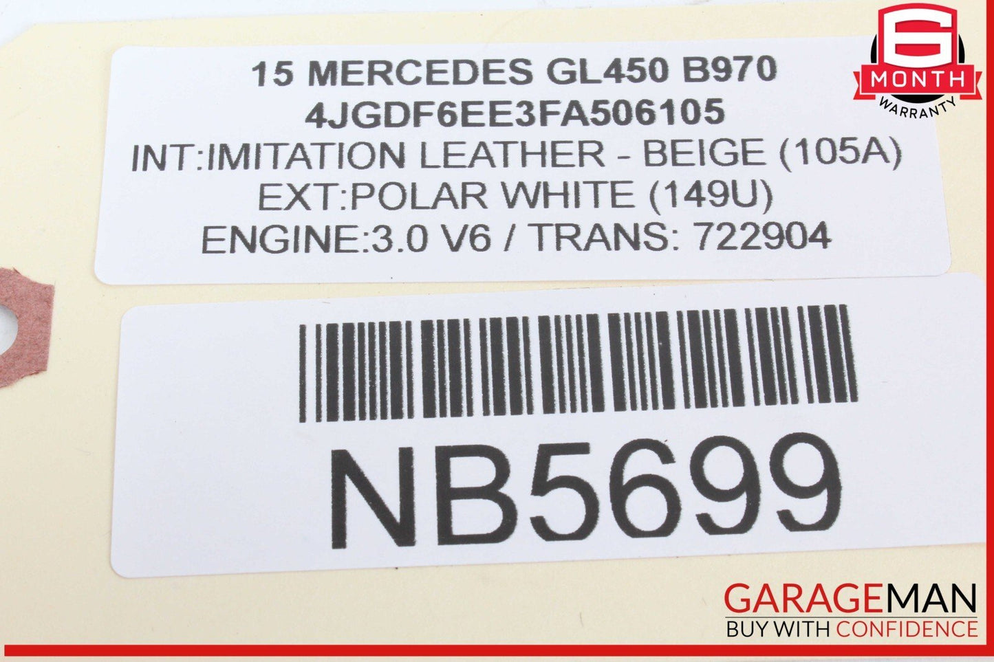 08-20 Mercedes X166 GL450 E350 Headlight Fog Light Switch Control Module OEM