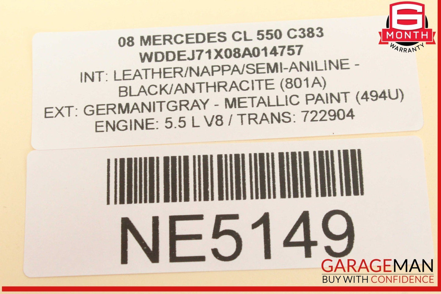 07-14 Mercedes W216 CL550 Front Right Side Dash AC A/C Air Vent Trim Grille OEM