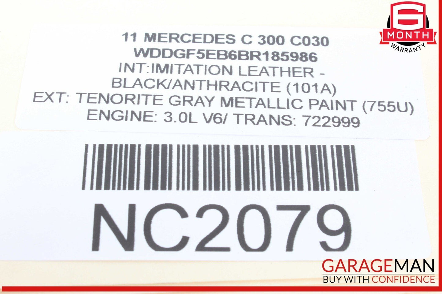 08-17 Mercedes W204 C300 Rear Right / Left Side Suspension Upper Control Arm OEM