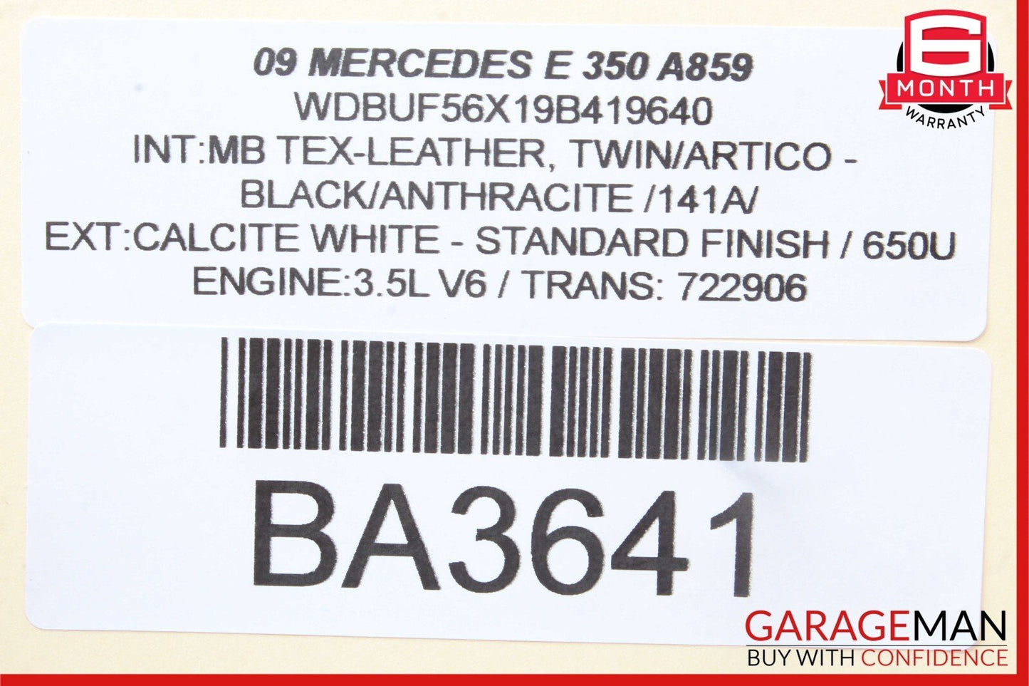 03-11 Mercedes W211 E350 CLS500 Rear Left / Right Window Control Switch Button