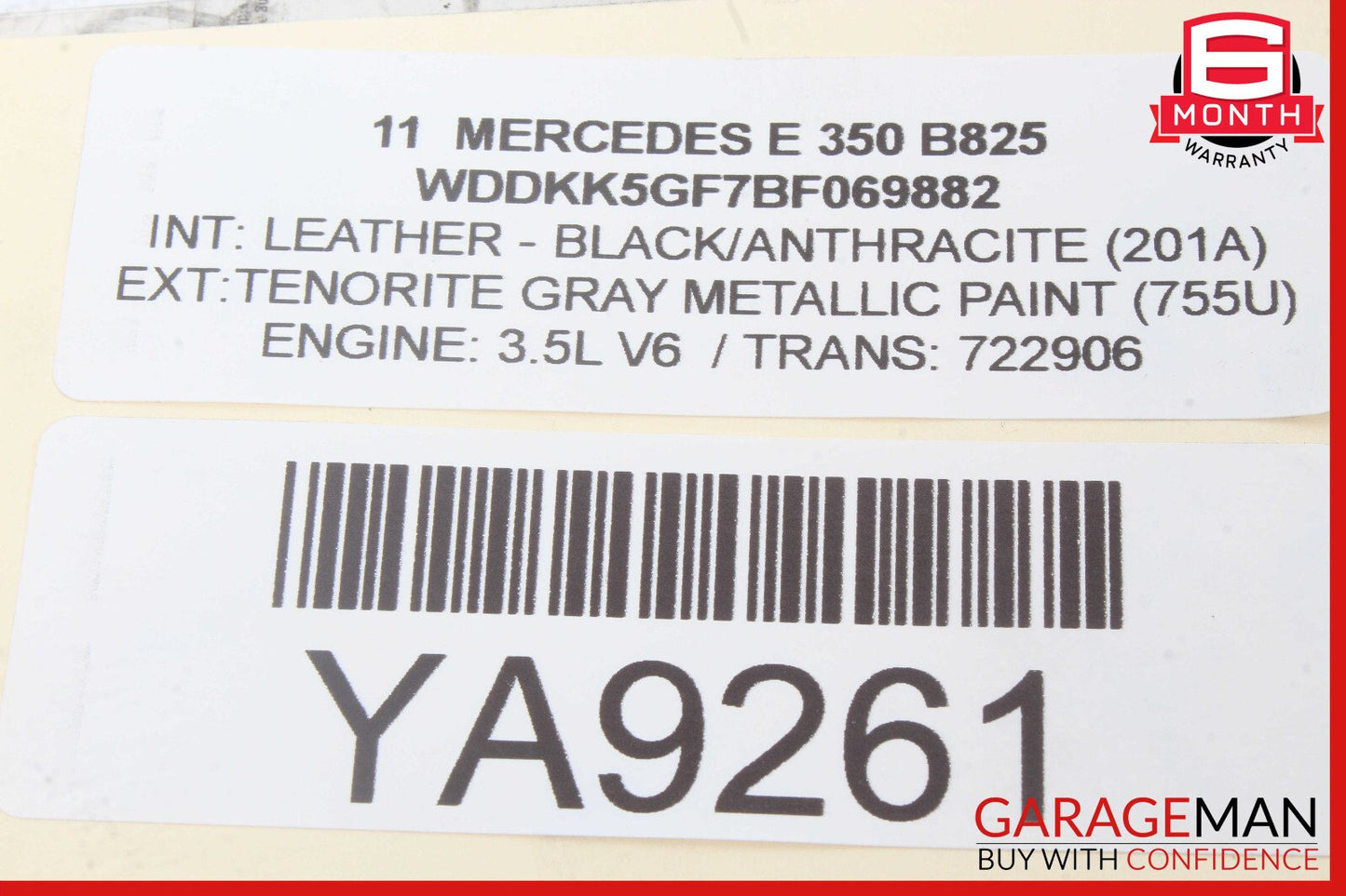 08-18 Mercedes W212 E350 Rear Left or Right Side Lower Thrust Control Arm OEM