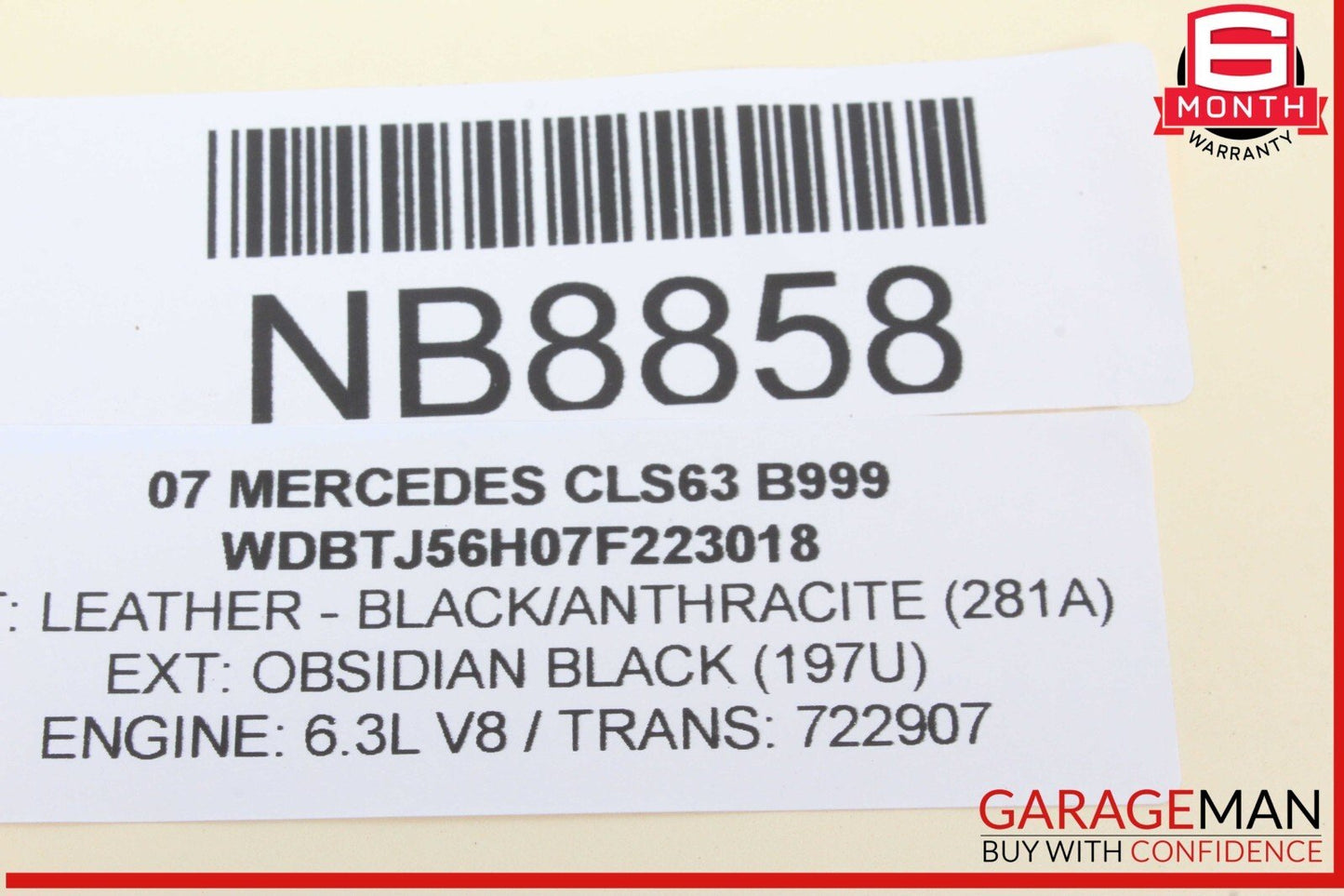 03-11 Mercedes W219 CLS63 AMG E320 E500 Master Window Switch Front Left Side OEM
